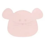Akcesoria do karmienia - Lassig Silikonowa mata podkładka Little Chums Mysz różowa solution-bc-7422-0 - miniaturka - grafika 1