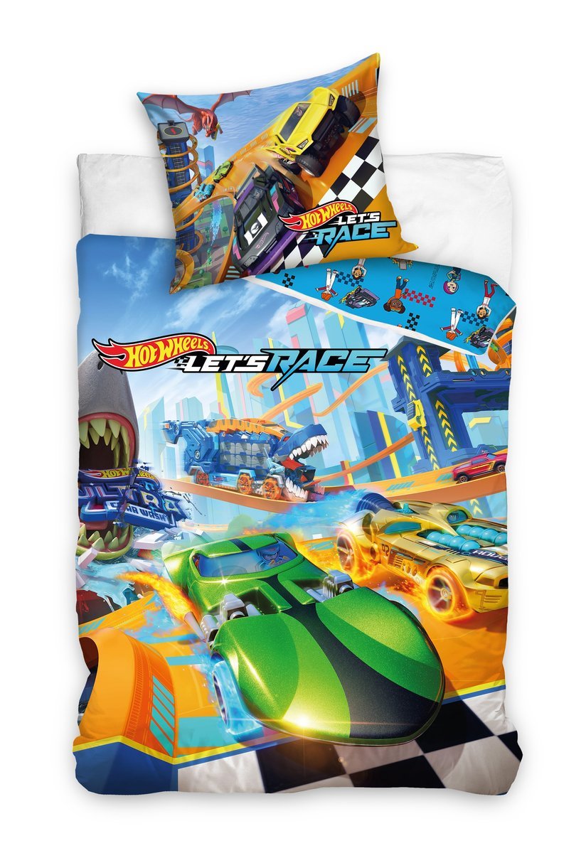 Komplet Pościeli Hot Wheels HW254007 160 x 200 cm