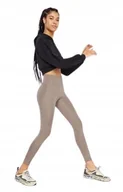 Legginsy - TRENDYOL LEGGINSY GŁADKIE WYSOKI STAN DŁUGIE KOLORYZACJA ZIEMISTA 34 5_A - miniaturka - grafika 1