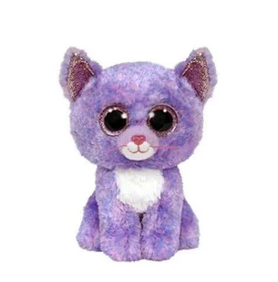 Ty Meteor Maskotka Lawendowy kot Cassidy 15 cm GXP-802205 - Maskotki i pluszaki - miniaturka - grafika 5