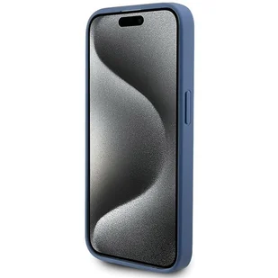 Etui Guess GUHMP14XG4GFRB Apple iPhone 14 Pro Max hardcase 4G Collection Leather Metal Logo MagSafe niebieskie/blue - Etui i futerały do telefonów - miniaturka - grafika 6
