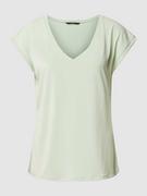 Koszulki i topy damskie - T-shirt z dekoltem w serek model ‘FILLI’ - miniaturka - grafika 1