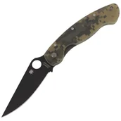 Noże - Nóż składany Spyderco Military G-10 Camo / Black Blade (C36GPCMOBK) - miniaturka - grafika 1