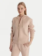 Bluzy damskie - Guess Bluza V3RQ11 K7UW2 Beżowy Regular Fit - miniaturka - grafika 1