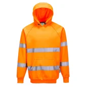 Bluzy męskie - Portwest portwest b304 Hi-VIS z kapturem dla dzieci, large, pomarańczowy B304ORRL - miniaturka - grafika 1