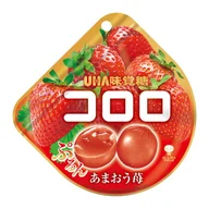 Żelki - KORORO GUMI AMAOU STRAWBERRY - KULTOWE, MIĘKKIE ŻELKI O SMAKU TRUSKAWKI, UHA 40g - miniaturka - grafika 1