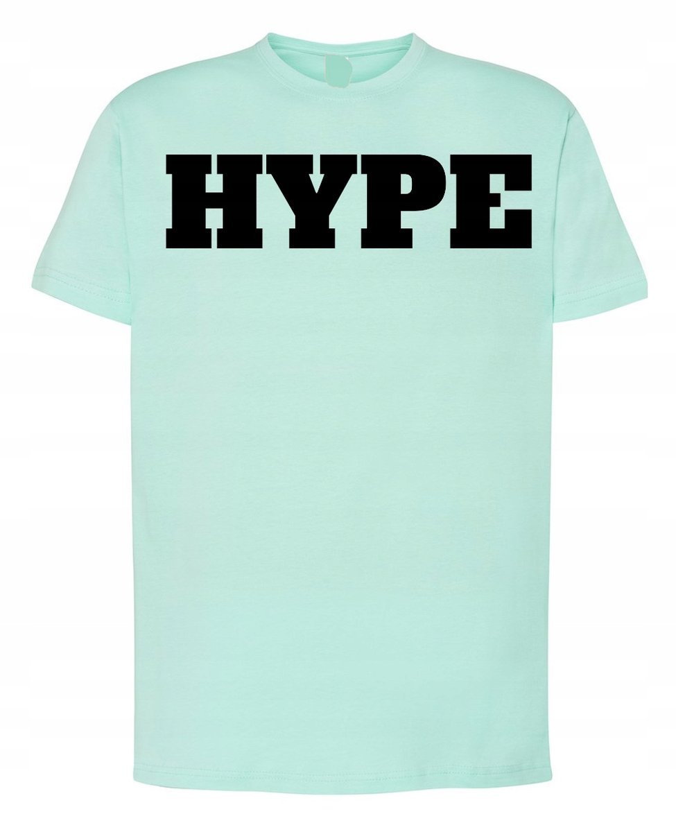T-Shirt męski Młodzieżowy Napis HYPE r.XL