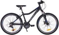 Rowery - Rower górski Fuzlu TEAM Alu. 24” Czarno-niebieski mat - miniaturka - grafika 1