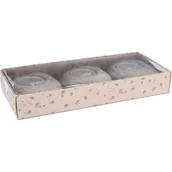 Świeczniki - Komplet betonowych świeczników Stone brązowy, 8,5x 3,5 x 7 cm, 3 szt. - miniaturka - grafika 1