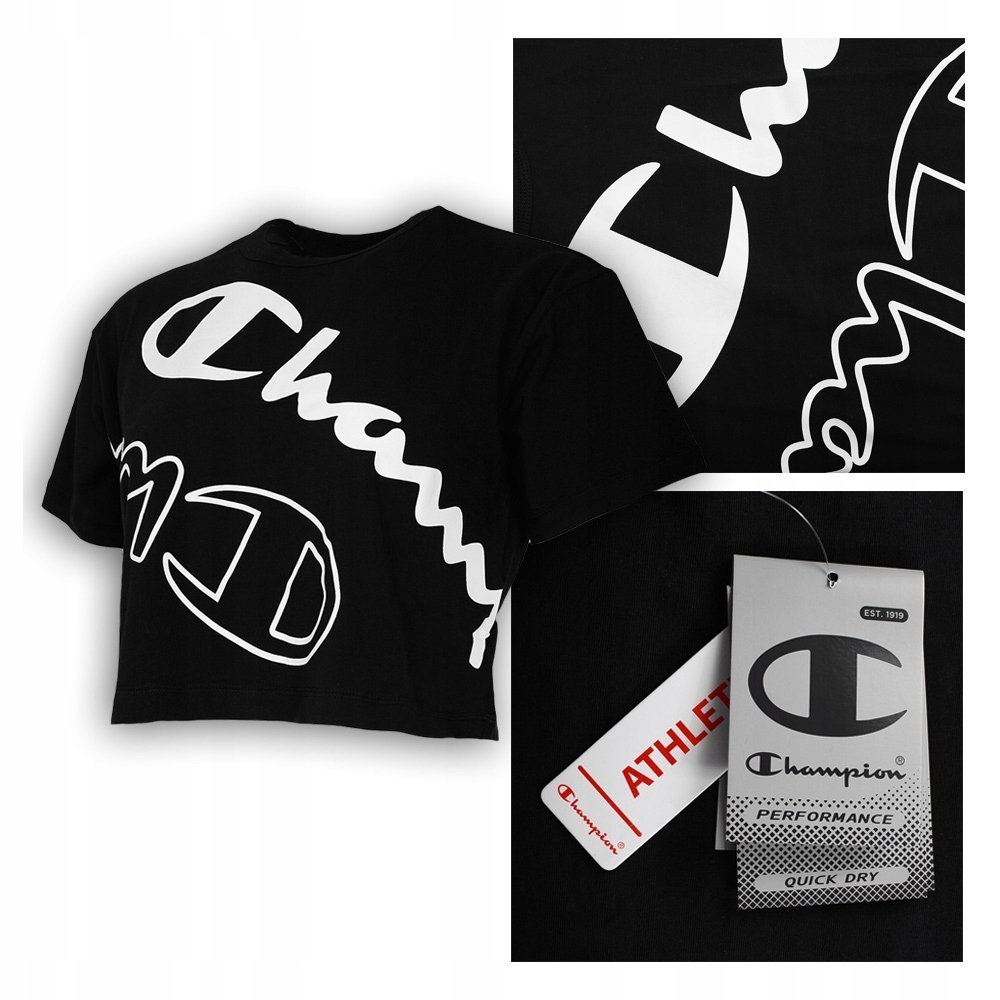 Champion Top Sportowy 115010 Czarny L