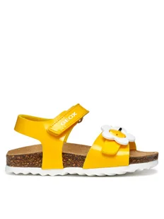 Geox Sandały B Sandal Chalki B552RD 000HH C2000 M Żółty - Buty dla dziewczynek - miniaturka - grafika 1