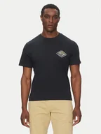 Koszulki męskie - Quiksilver T-Shirt EQYZT08038 Czarny Regular Fit - miniaturka - grafika 1