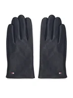 Rękawiczki - Tommy Hilfiger Rękawiczki Męskie Essential Flag Leather Gloves AM0AM11482 Granatowy - miniaturka - grafika 1
