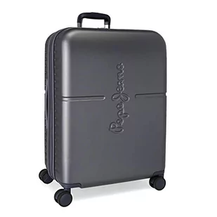 Pepe Jeans Highlight walizka średniej wielkości, niebieska, 48 x 70 x 28 cm, sztywna, zamknięcie ABS, zamknięcie TSA, 79 l, 4,32 kg, 4 kółka, wysuwana - Walizki - miniaturka - grafika 1