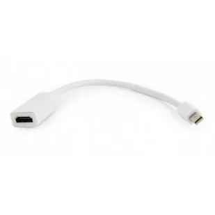 Gembird Mini DisplayPort > HDMI biały A-mDPM-HDMIF-02-W - Huby USB - miniaturka - grafika 1