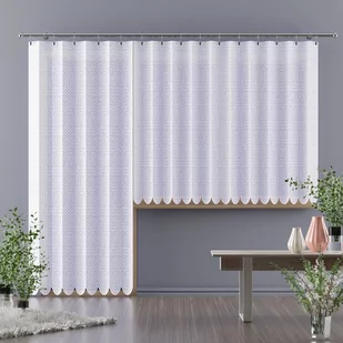 Firanka żakardowa na przelotkach Vertical Lajos 300 x 150 [cm] - Firany - miniaturka - grafika 1