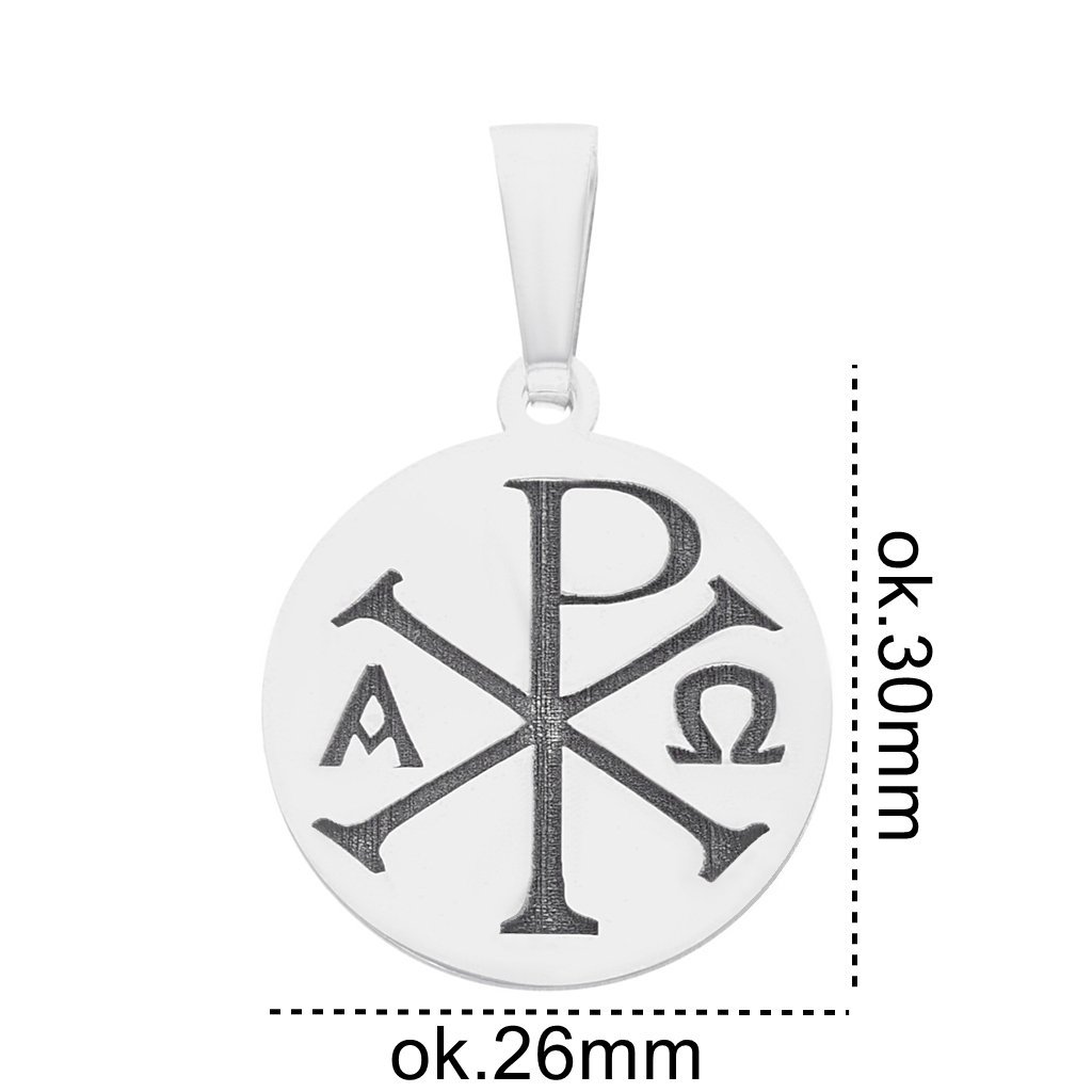 Krzyżyk srebrny Ag 925 rodowany prawosławny KC016RS
