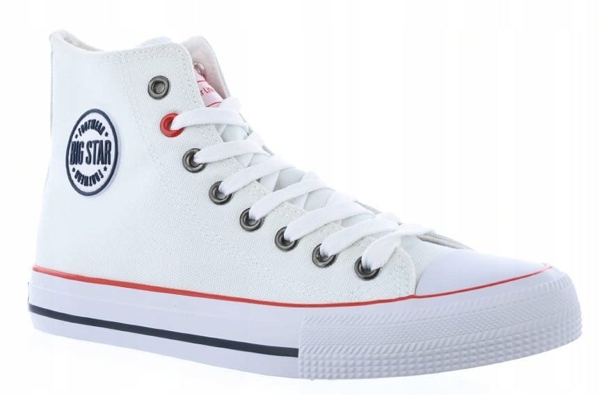 Trampki Damskie BIG STAR T274026 101 białe 37