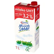 Mleko - Mlekpol Mazurski Smak Mleko 3,2 % 1 l - miniaturka - grafika 1