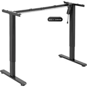 Biurka - MOZOS EDF PRO BK stelaż do biurka czarny z elektryczną regulacją wysokości - miniaturka - grafika 1