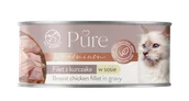 Mokra karma dla kotów - PetRepublic Pure filet z kurczaka w sosie 80g - miniaturka - grafika 1