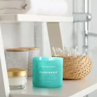 Świece - Sojowa świeca zapachowa w szkle 3 knoty Colonial Candle 411 g - Mięta Wanilia Turbinado Mint Leaf - miniaturka - grafika 1