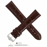 Akcesoria do zegarków - ﻿Pasek do zegarka Atlantic 20 mm brązowy - miniaturka - grafika 1