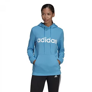 adidas Bluza damska z kapturem, Raciro/Biały, XS - Bluzy damskie - miniaturka - grafika 1