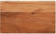 Stoły - Blat stołu, 60x30x3,8 cm, prostokątny, lite drewno akacjowe - miniaturka - grafika 1