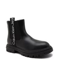 Buty dla dziewczynek - CALVIN KLEIN JEANS Botki - miniaturka - grafika 1