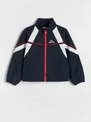 Kurtki i płaszcze dla dziewczynek - Reserved - Kurtka z kontrastowymi wstawkami - niebieski - miniaturka - grafika 1