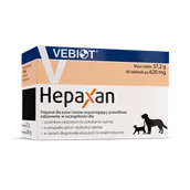 Suplementy i witaminy dla psów - VEBIOT Hepaxan 60 tabletek - miniaturka - grafika 1