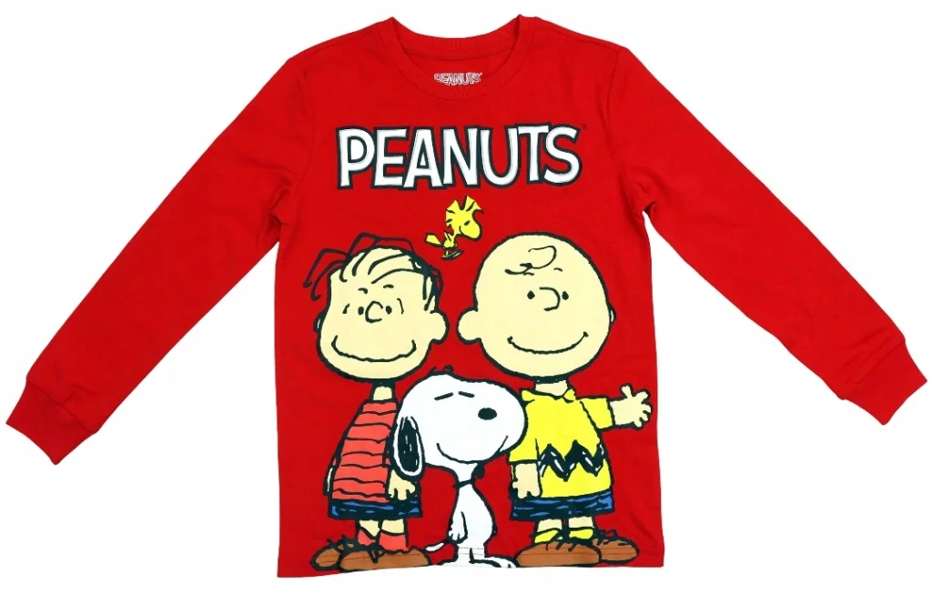Koszulka dziecięca Bluzka długi rękaw Peanuts Snoopy Fistaszki 6/7lat