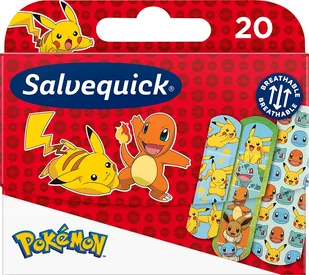 Plastry Salvequick Pokemon x 20 szt - Apteczki i materiały opatrunkowe - miniaturka - grafika 1