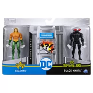 Figurki dla dzieci - Zestaw z figurkami 4 Aquaman VS Black Manta 2 DC - miniaturka - grafika 1