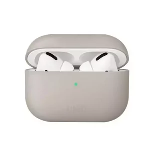 Etui ochronne na słuchawki UNIQ etui Lino do Apple AirPods Pro Silicone beżowy/beige ivory - Akcesoria do słuchawek - miniaturka - grafika 1