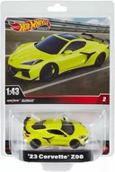 Samochody i pojazdy dla dzieci - Hot Wheels, Pojazd Premium 1:43 Corvette - miniaturka - grafika 1