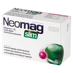 Aflofarm NEOMAG Slim, 50 tabletek - Odchudzanie i oczyszczanie - miniaturka - grafika 1