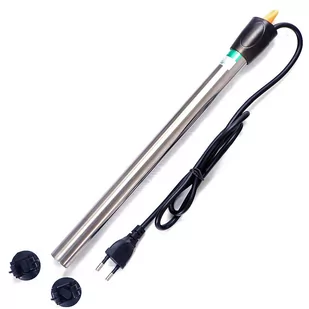 Lansenfish Steel Heater 100W - Stalowa Grzałka Z Termostatem Do Akwarium 70L - 150L - Akwaria i zestawy akwarystyczne - miniaturka - grafika 1