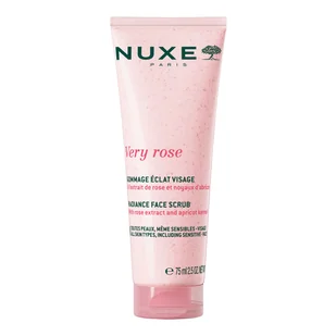 Nuxe Very Rose, rozświetlający peeling do twarzy, 75 ml - Peelingi i scruby do twarzy - miniaturka - grafika 1