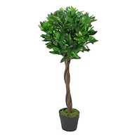 Sztuczne drzewka - Leaf Design UK sztuczna realistyczna kula z laurem morskim - miniaturka - grafika 1