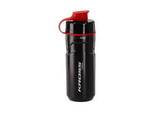 Bidon Kross Esker Thermal 0,5l czarny/czerwony - Shakery i bidony sportowe - miniaturka - grafika 1