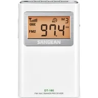 Radia - SANGEAN DT-160 Cyfrowe Przenośne Biały - miniaturka - grafika 1
