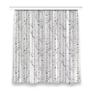 Klasyczna zasłona kolory dekor wzór 150x160 Brzozy, Fabricsy - Zasłony - miniaturka - grafika 1