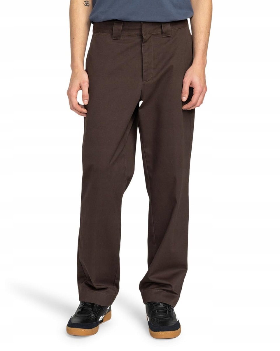 Element Relax Work Męskie Spodnie Chinos ELYNP00181 brązowe