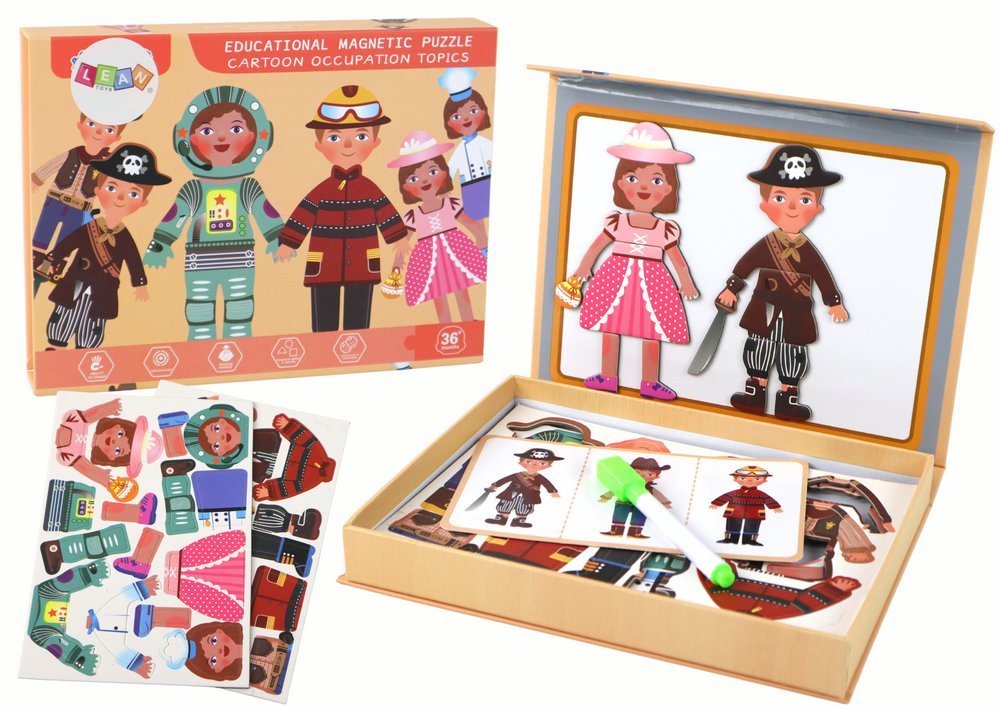 DLA DZIECI ZESTAW PUZZLI MAGNETYCZNYCH