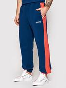Spodnie męskie - PLNY Textylia Spodnie dresowe Stanford PT-SP-K2-00004 Granatowy Regular Fit - miniaturka - grafika 1