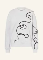 Bluzy damskie - Ichi Bluza Nierozpinana Ihkasura grau - ICHI - miniaturka - grafika 1