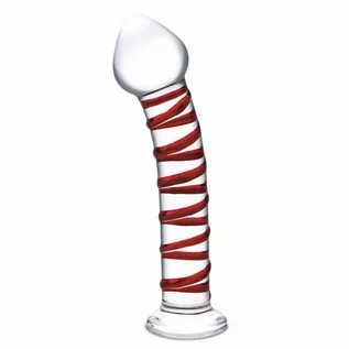 Sztuczne penisy - Glas Glas Mr. Swirly Dildo 20,3 cm 12577 - grafika 1