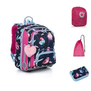 Topgal Komplet szkolny BEBE 24001 SET LARGE - Plecaki szkolne i tornistry - miniaturka - grafika 1